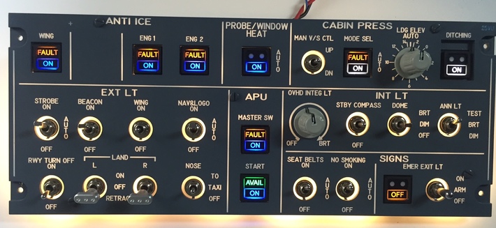 A320 Family OVHD Lights